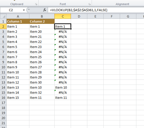 vlookup in excel 2016 two sheets